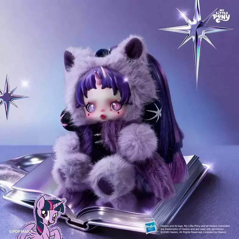 

SKULLPANDA x My Little Pony Collectible Plush Pendant POP MART Blind Box Guess Bag Anime Figure Toys