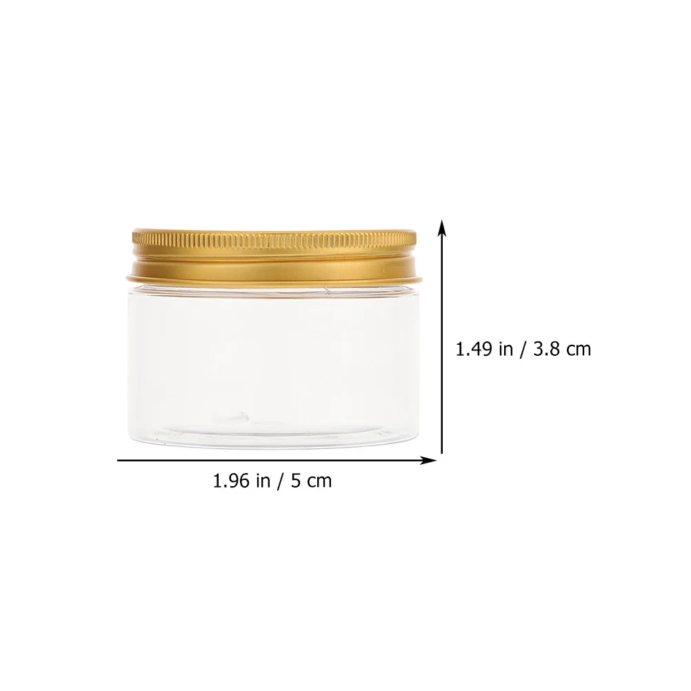 

12 Sets Containers with Lids Face Cream Empty Bottle Small Jars Cosmetics Case