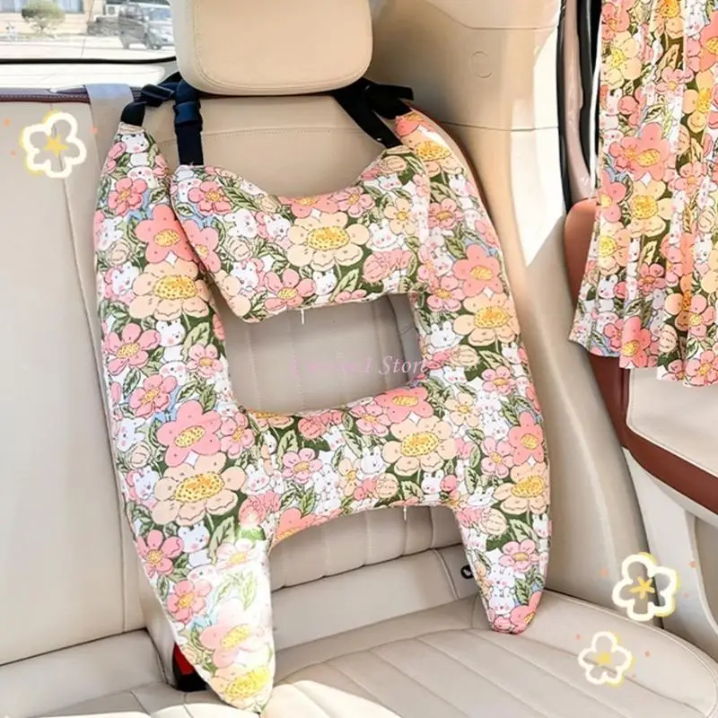 Y1UB H Caseat Pillow for Kids Travel Neck Rest Comfortable Headrest Cushion