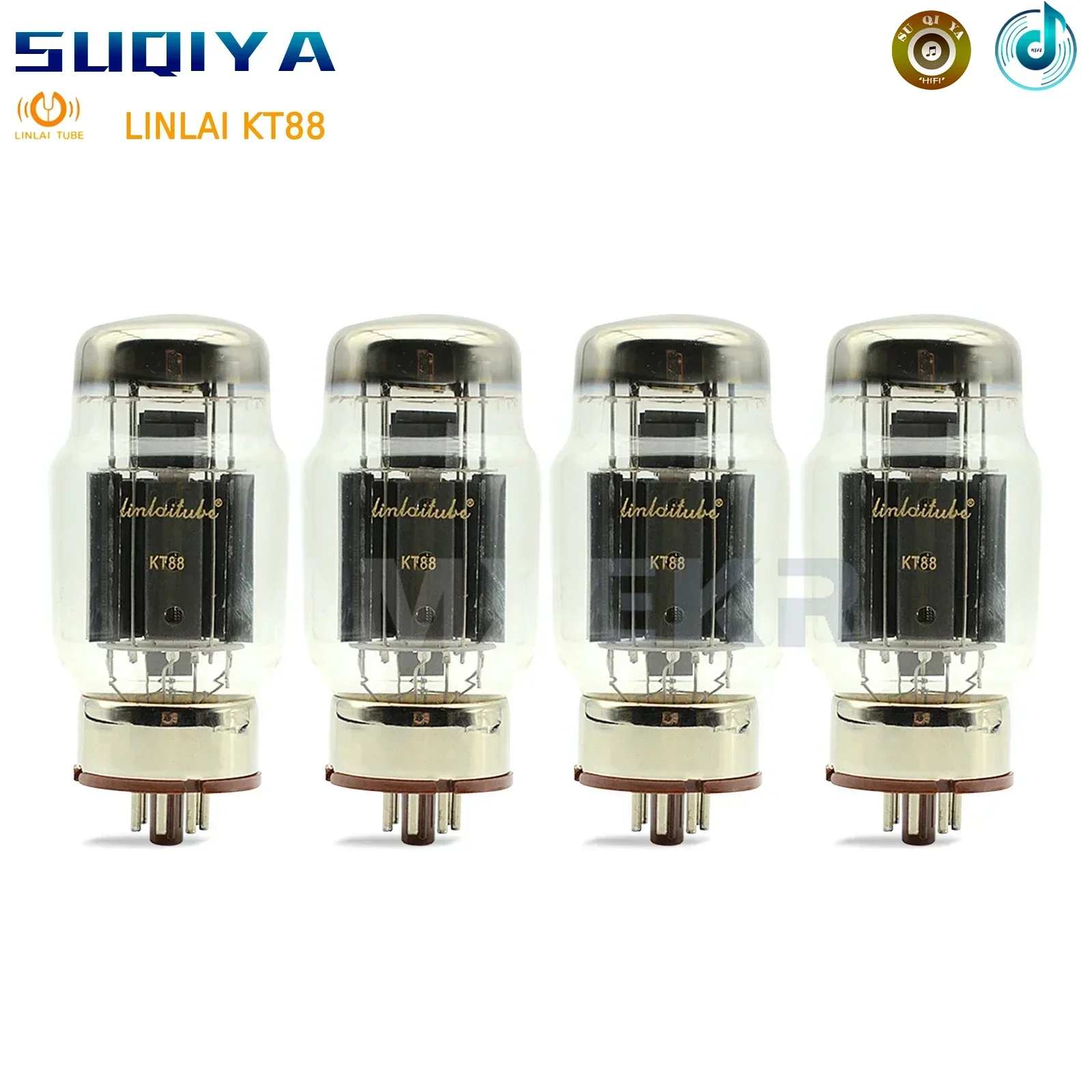 

SUQIYA-LINLAI KT88 Vacuum Tube HIFI Audio Valve Replaces KT66 6550 KT120 KT100 WEKT88 Electronic AMP Amplifier DIY Matched Quad