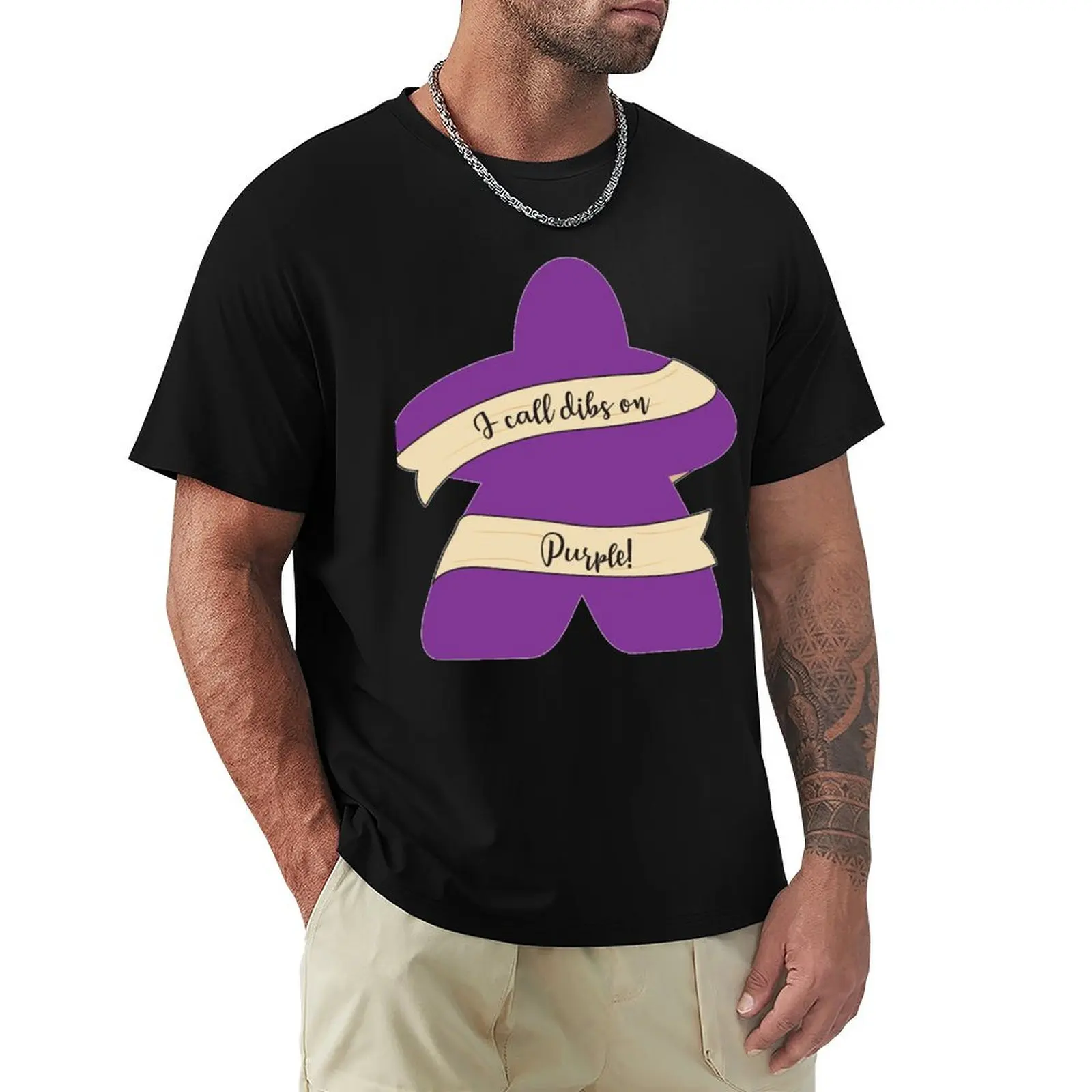 Dibs On Purple Meeples! Classic T-Shirt Independence Day Short Sleeve T-Shirt