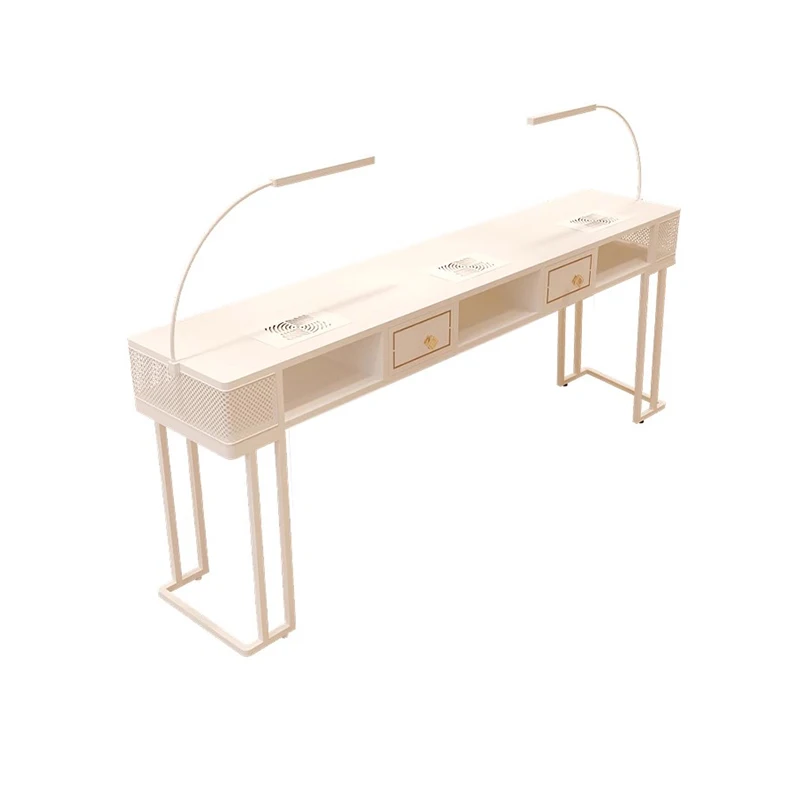 French Profesional Nail Desk Luxury Minimalist Glamour Unique Nail Table Premium Beauty Mesa Manicura Nail Salon Furniture