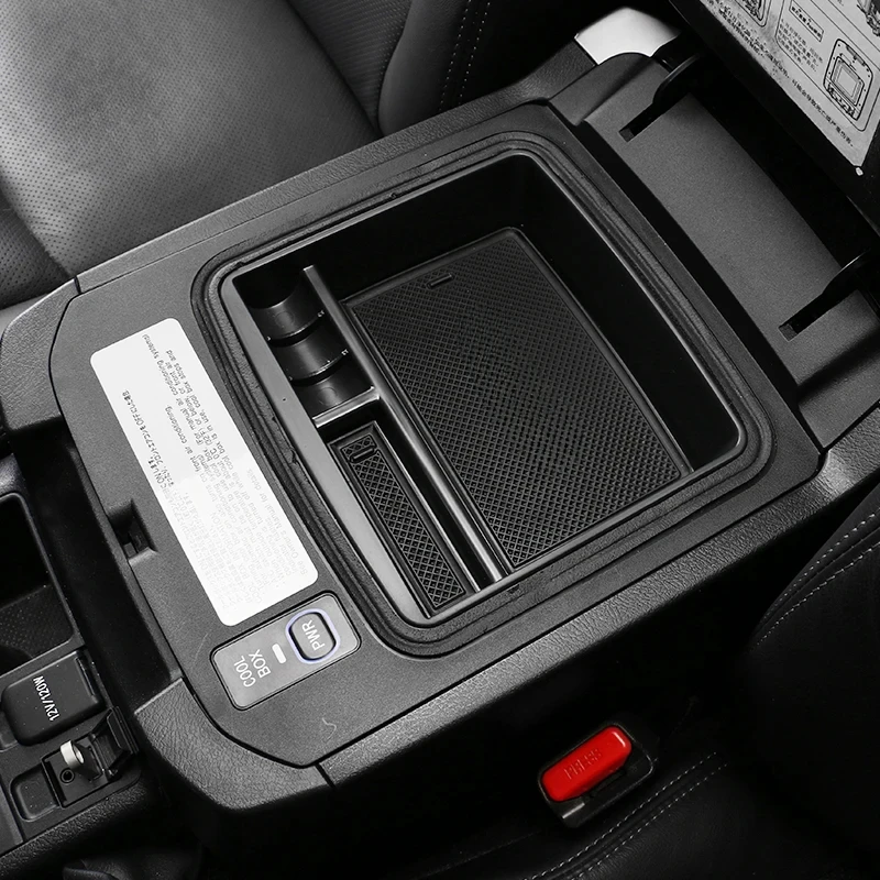 For Toyota Land Cruiser Prado 150 120 2003-2023 Car Storage Box Center Console Organizer Armrest Storage Box  Fj150 Lc150 Lc120