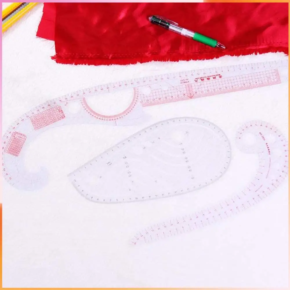 

A93Z 13Pcs Sewing Ruler Line French Curve Ruler Cutting Mat Set Yardstick Sleeve French Curve Cutting Knife Ruler Sewing Tool