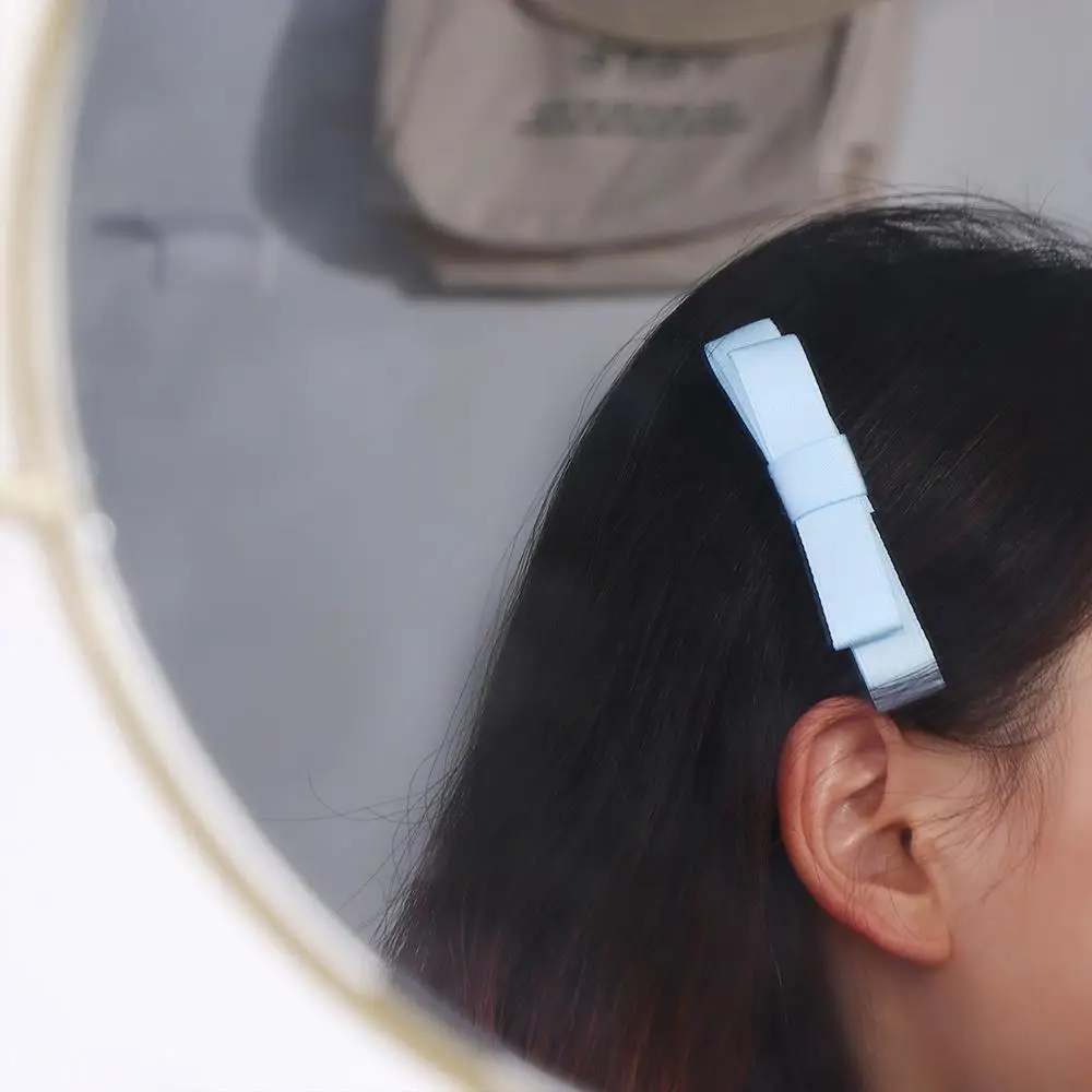 ファッションヘアクリップバレッタ女の子のための布ヘアカーラー韓国スタイルのヘアクリップちょう結びヘアコームヘアアクセサリー弓ヘアピン