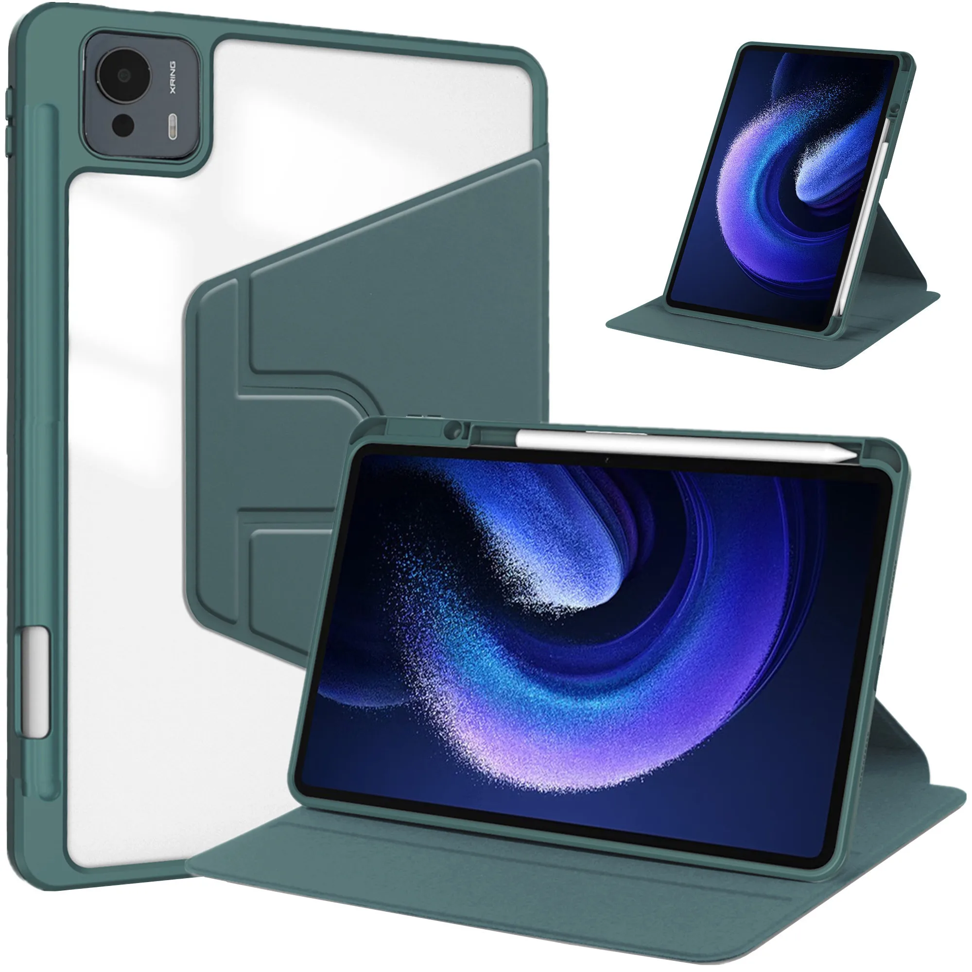 

Smart Case For Xiaomi Pad 7 Ultra 2025 14.0 inch 360 Rotating Stand Cover With Auto Sleep Wake Function Shockproof Tablet Shell