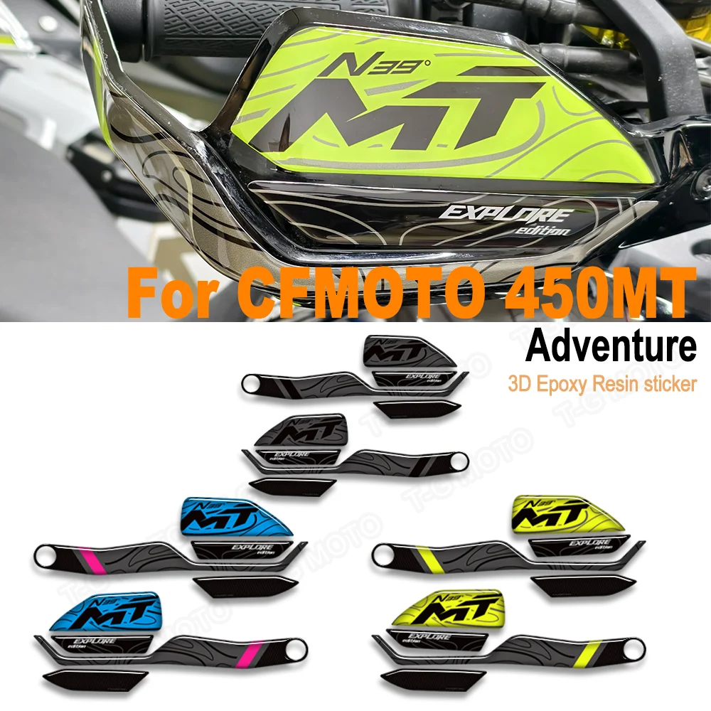 

Для CFMOTO 450 MT 450 MT CF MOTO Adventure Bike, мотоциклетная защита, наклейки на щит, защитные наклейки для мотокросса