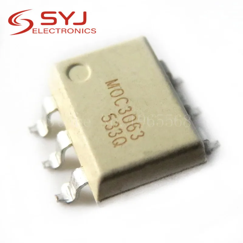 10pcs/lot MOC3063 MOC3063-M EL3063 SMD-6 Driver Output Optocoupler ICs In Stock