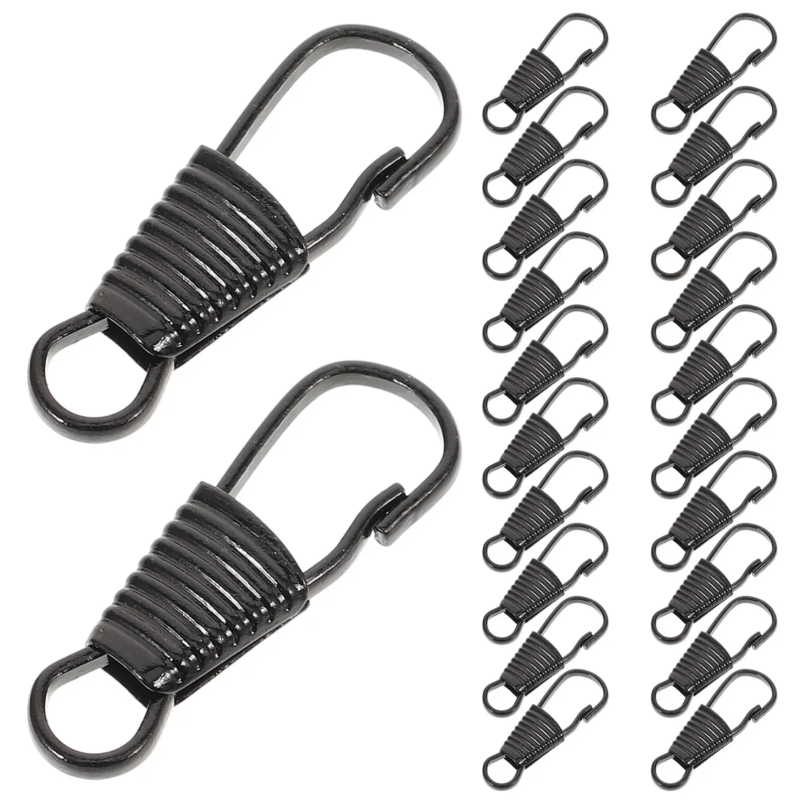 

30pcs Zipper Heads Puller Tabs Detachable Metal Replacement Wear Resistant Repair Small Accessories Clothing Rivets