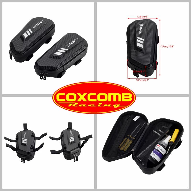 Motorbike Aluminum 2.3L Tool Box Carbon Tool Bag Storage Pannier For Harley Pan America 1250 RA1250 Special 2021-2024 Side Case