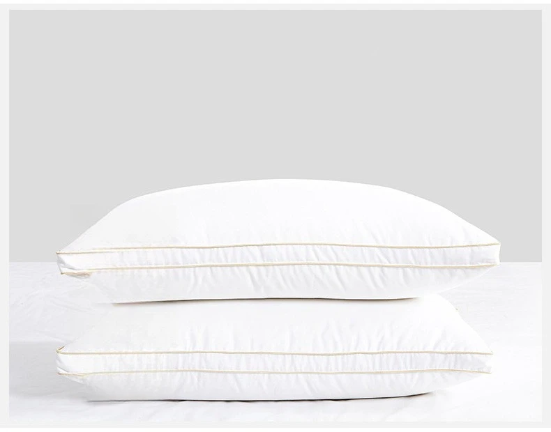 

White goose down, pillow core, three-dimensional, pillow, cotton, hotel