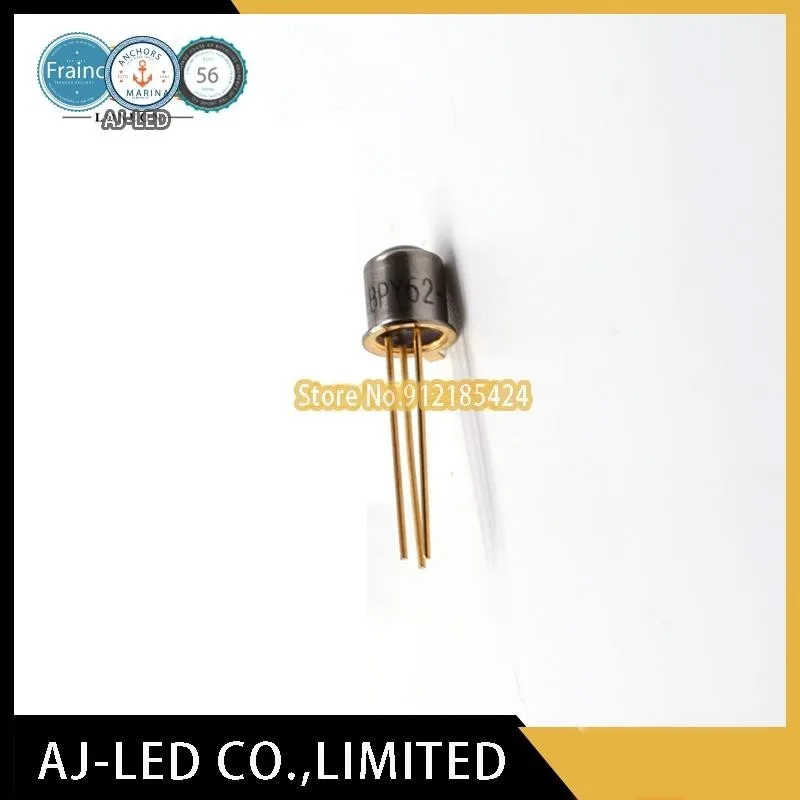 5pcs/lot BPY62-3 Gold Sealed NPN Phototransistor Infrared Photosensitive Receiver TO-18 Wavelength 830nm ±8° new