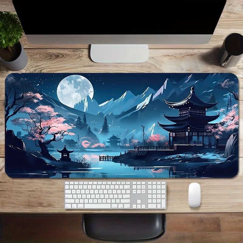 

Night river Gaming Mouse Pad 900x400 Large Rubber Gaming MousePad Precise Locking Edges Non-Slip Surface Office Gamer Desk pad