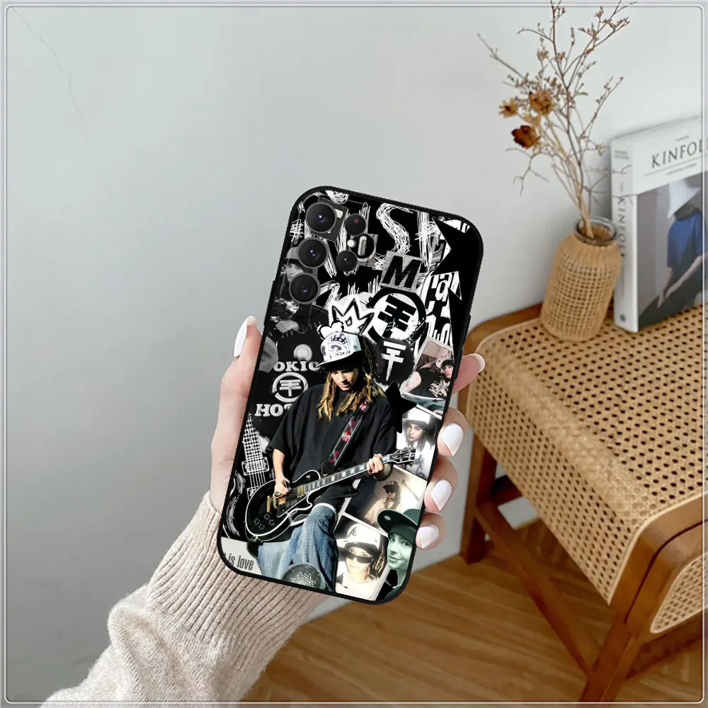 Singer Tom Bill Kaulitz Tokio Hotel Phone Case For Samsung Galaxy S24 Case S22 S21 S20 S23 Ultra Fe S10 S25 S9 S8 Plus 5G Cover