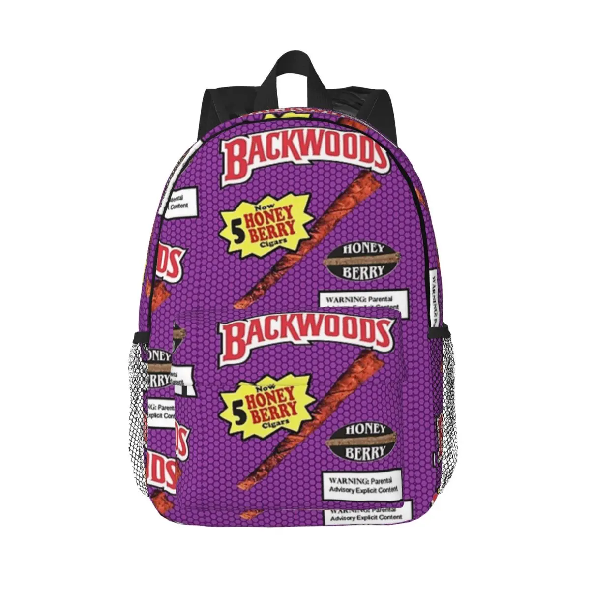 Backwoods Honey Berry Backpack Daypack Large Capacity Boys Girls BookBag Shoulder Bags for Men Women Children School Bag