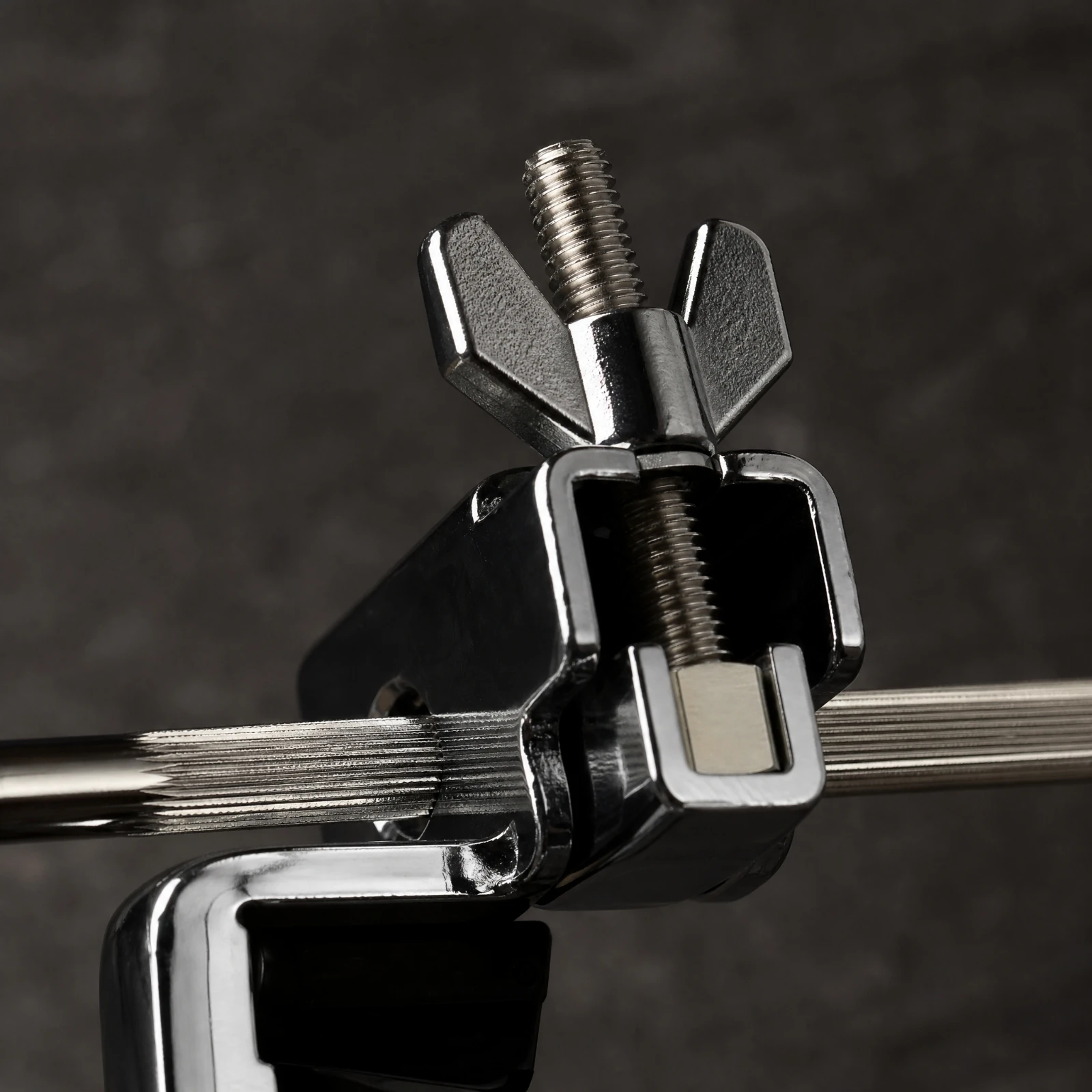 Bass Drum Hoop Clamp with Mounting Rod Multipurpose L-Shaped Rod Drum Clamp Cowbell Mounting Bracket Secure for Drummers