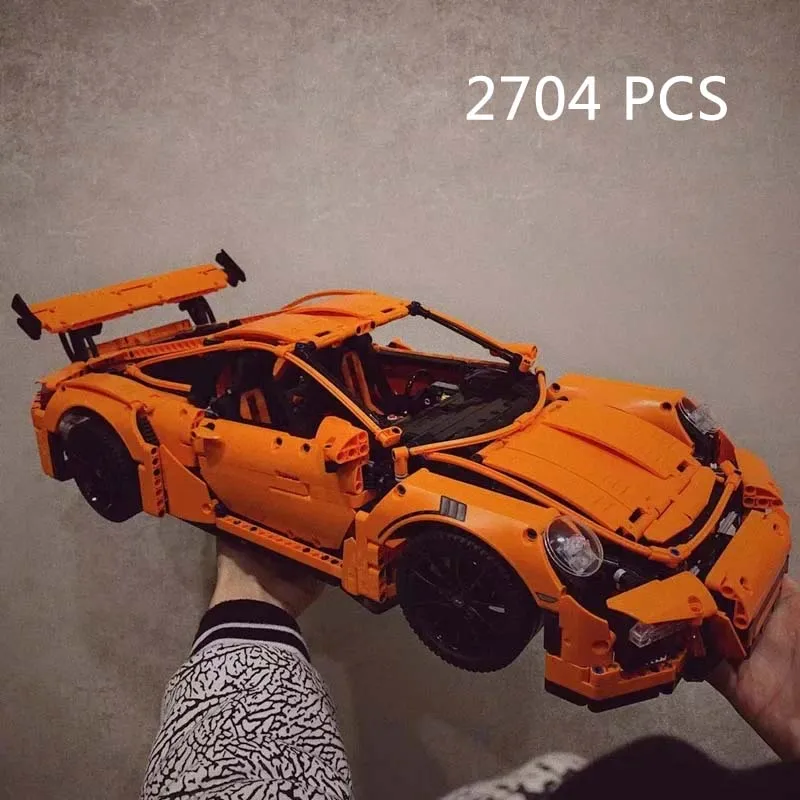 2704PCS GT3 RS Building Blocks Bricks Model Compatible 42056 Birthday Toys Gifts Super Sports Racing Car