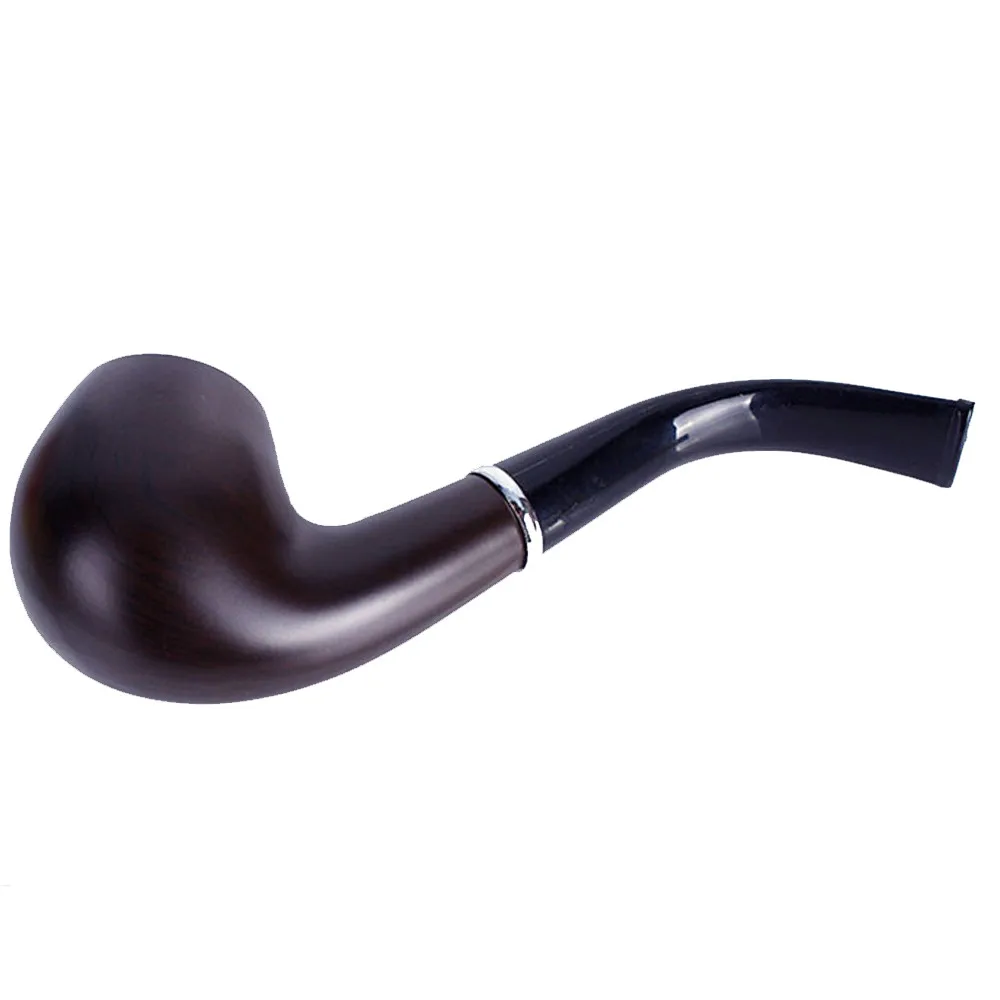 Wood Grain Resin Vintage Durable Tobacco Smoking Pipe Smoke Pipes Reduce Tar Cigarette Filter Men Gift Tobacco Smoking Gadgets