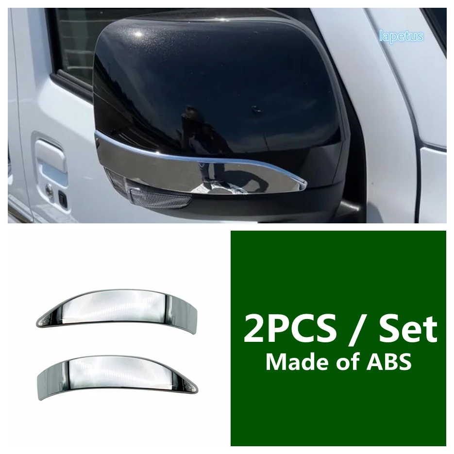 Outside Door Rearview Mirror Protect Strip Trim Streamer For Daihatsu ATRAI Hijet 2022 ABS Chrome Car Refit Garnish Accessories