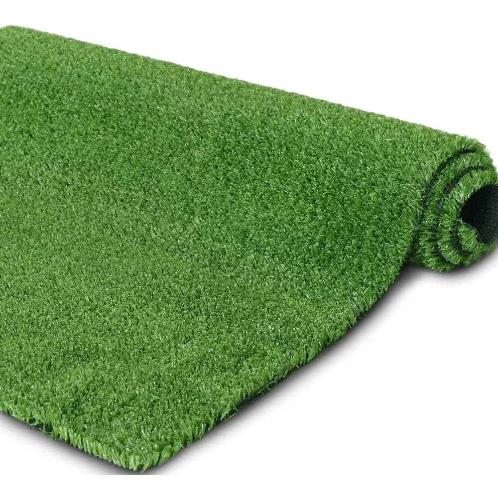 Artificial Grass Mats Lawn Carpet Customized Sizes, Synthetic Rug Indoor Outdoor Landscape, Fake Faux Turf for Decor. Lawn