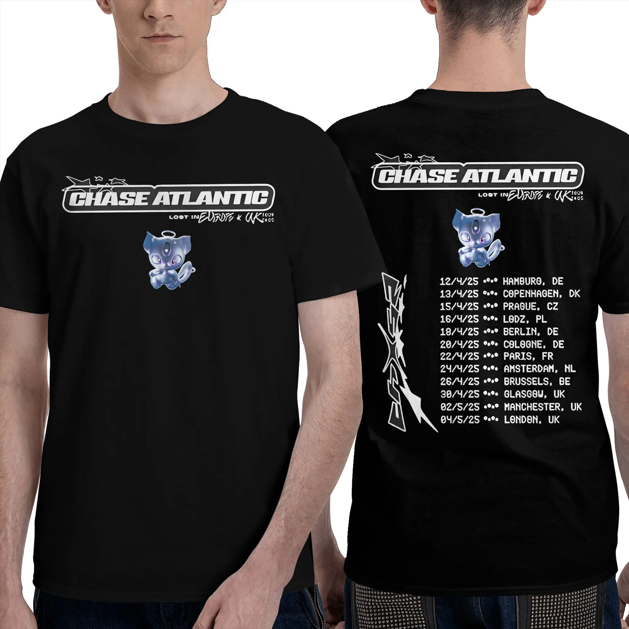 

Men T Shirt Chase Atlantic Lost in Europe and UK Tour T-Shirts Fashion Summer Tee Shirt Funny Print Cotton Clothes Gift