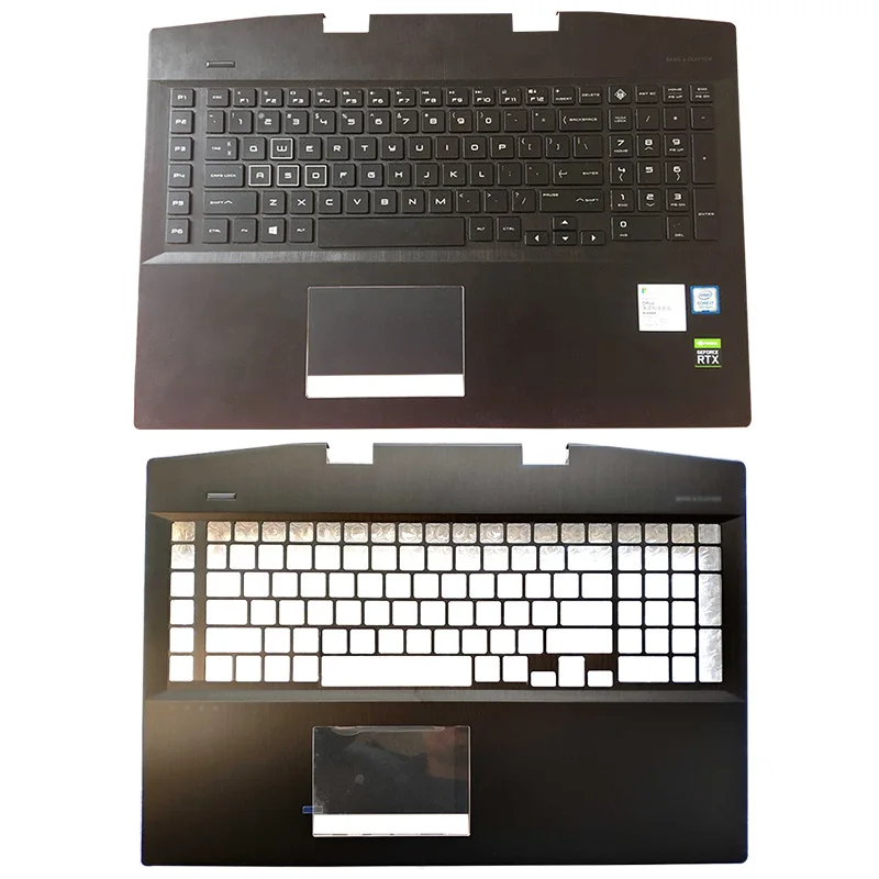 For HP OMEN 17-CB 17-cb0006ng AM2K0000310 AM2K0000320 Laptop Palmrest Upper Case US Backlit Keyboard