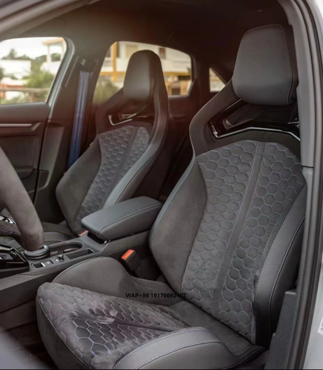 A Car Seat Cover for Customizable B10 RS Stylish Modified Sport Seat Protective Cover Customized Size Color Interior Sleeve