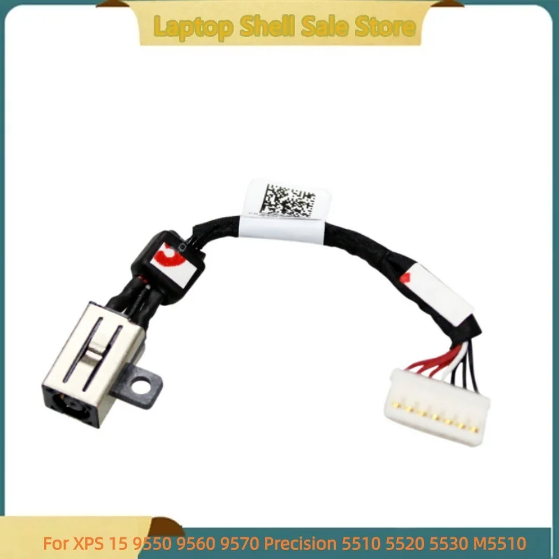 

Новая розетка кабеля питания постоянного тока для XPS 15 9550 9560 9570 Precision 15 5510 5520 064TM0, разъем питания постоянного тока, гибкий кабель