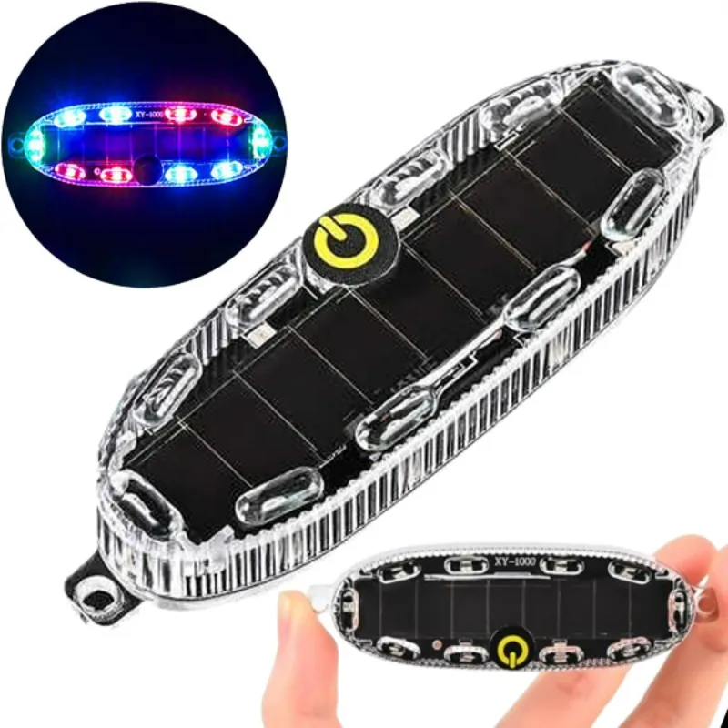 

Solar Flashing Warning Light LED Warning Safety Flashing By Strobe Light Adjustable Auto Parking Lamp Rear Warning Light
