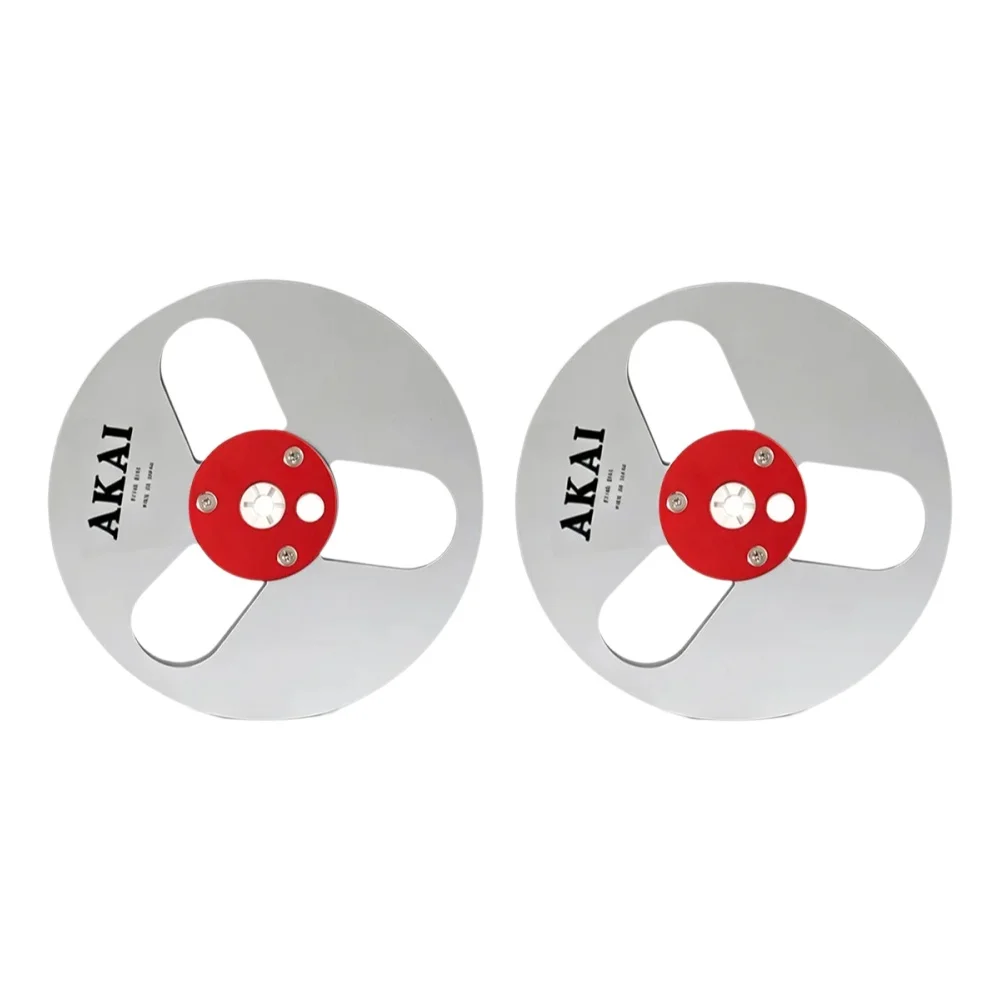 Szpula aluminiowa 7" X 1/4" do magnetofonów szpulowych, kompatybilna z AKAI, nowe puste części do nagrywania audio. — zdjęcie produktu 7