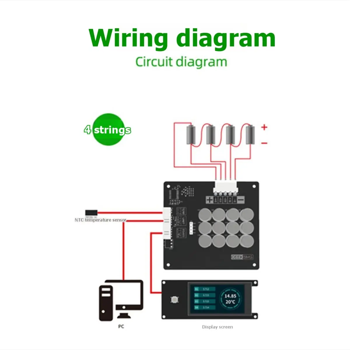 update-smart-lithium-battery-4s-capacitor-active-equalization-board-lithium-titanate-sodium-ion-ternary-lithium-universal