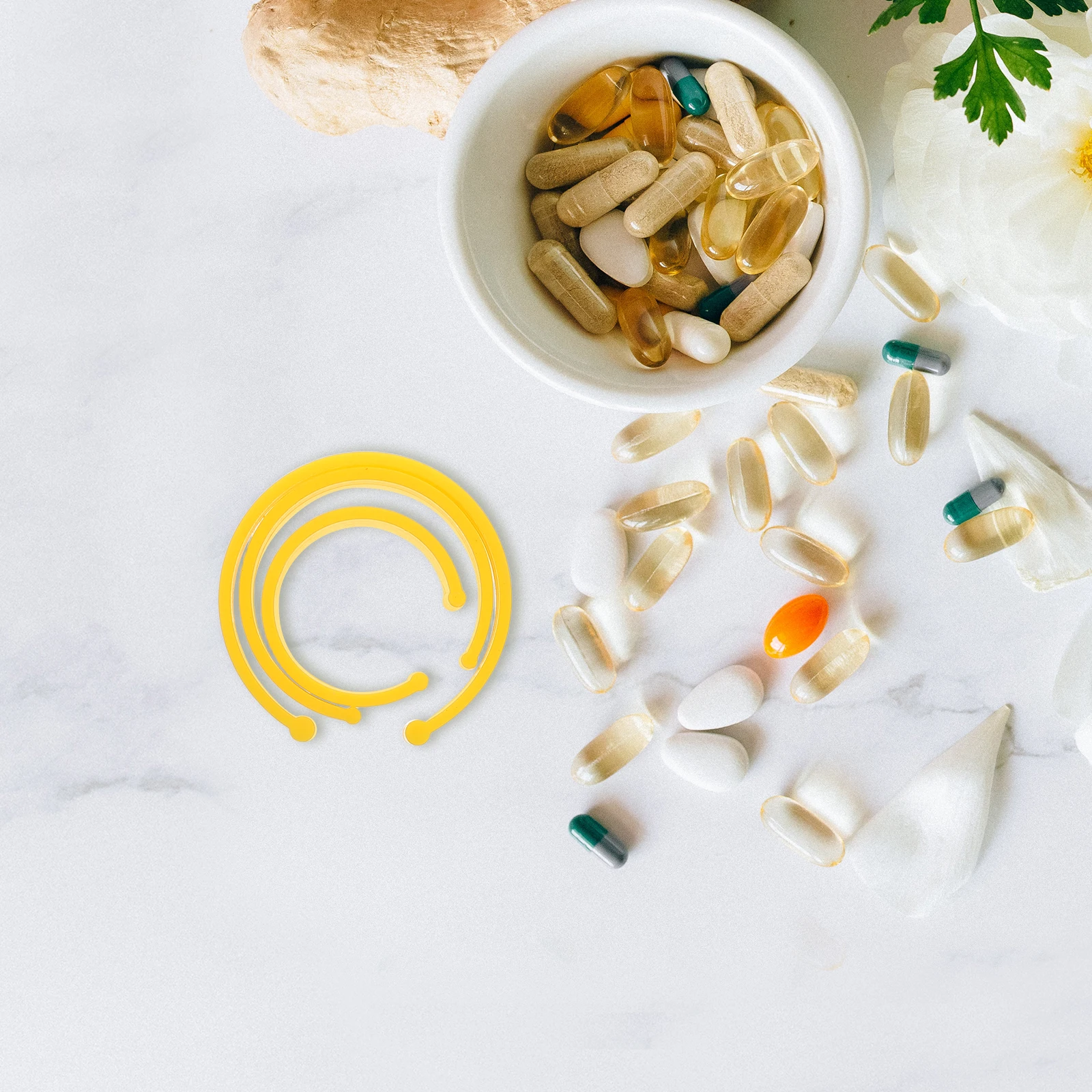 

1Set Label Saver Clips for Medication Bottles Removable Pill Clip Markers for Home Hospital Chemistry Equipment Use