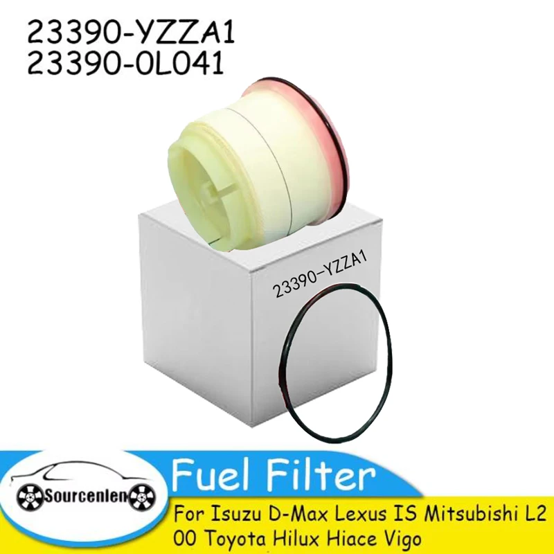 Fuel Filter for Isuzu D-Max Lexus IS Mitsubishi L200 for Toyota Hilux Hiace Vigo 23390YZZA1 233900L041 233900L020 233900L011