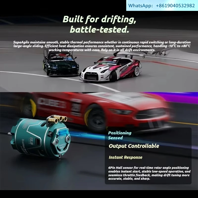 SKYRC FuriaX 1/10 RC Car Supa Agile 540 3650 Sensorless Brushless 3880/3050KV Motor For 1/10 Drift Car RC Cars Chilren's Gifts