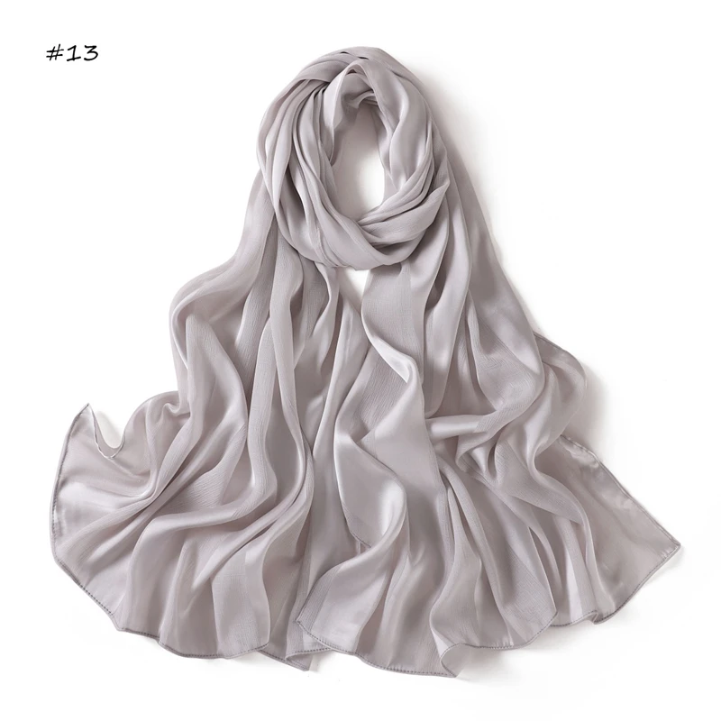 Bufanda sedosa de gran tamaño para mujer, Foulard liso para mujer, Hijab de lujo, Bandana larga, vestido de fiesta de noche, chales y chales 2025