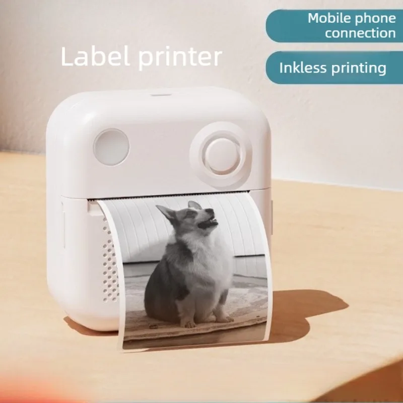 Mini impressora de etiquetas impressão térmica casa portátil impressão foto documento errado título impressora