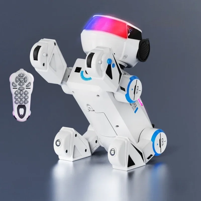 Smart Remote Control Robot Dog Toy Bluetooth Music Dancing Electronic Dog Toy with LED Lights Rechargeable Kids Birthday Gift