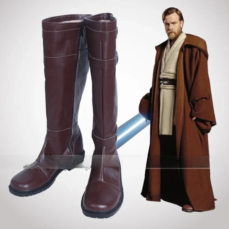SW คอสเพลย์รองเท้า Darth Vader Anakin Luke Skywalker Obi- Wan Kenobi Darth Maul Stormtrooper รองเท้าฮาโลวีนเครื่องแต่งกายสําหรับ Man