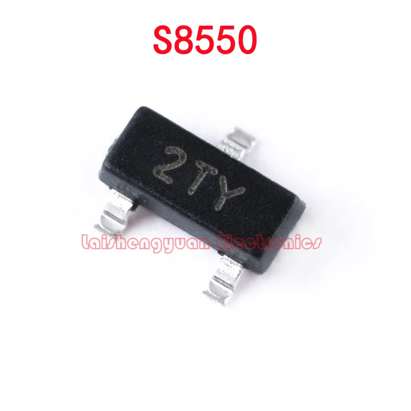 100PCS China produces S8550 2TY SOT-23 PNP transistor SMT transistor, a brand new domestically produced chip