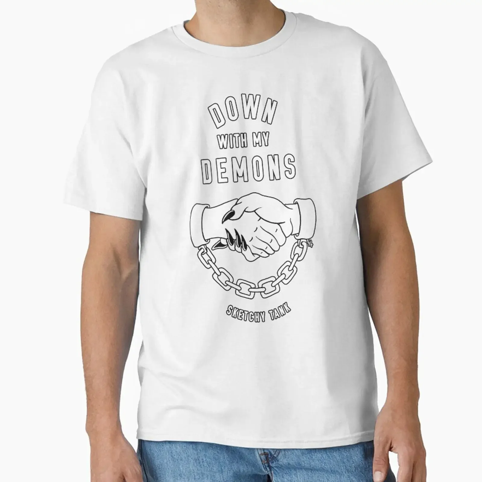 Lurking Class de Sketchy Tank Demons, diseñado y vendido por PhilippHeld, estilo vintage lavado, para Halloween, Día de Acción de Gracias y Navidad