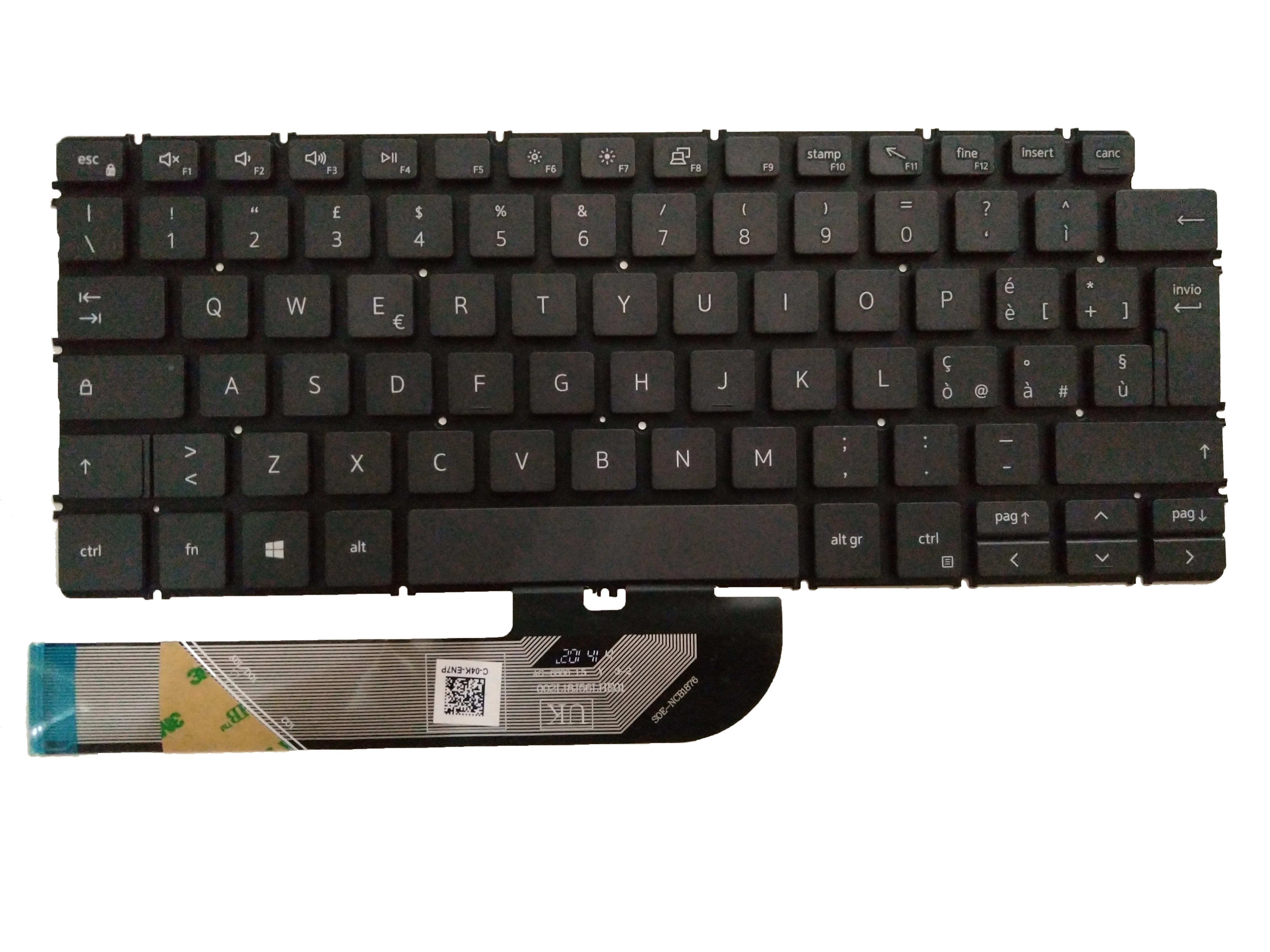 Italian Keyboard For Dell Inspiron 5390 5391 7391 5490 5493 5498 7490 7491 Vostro 3400 3401 3402 5402 5408 5409 Backlit