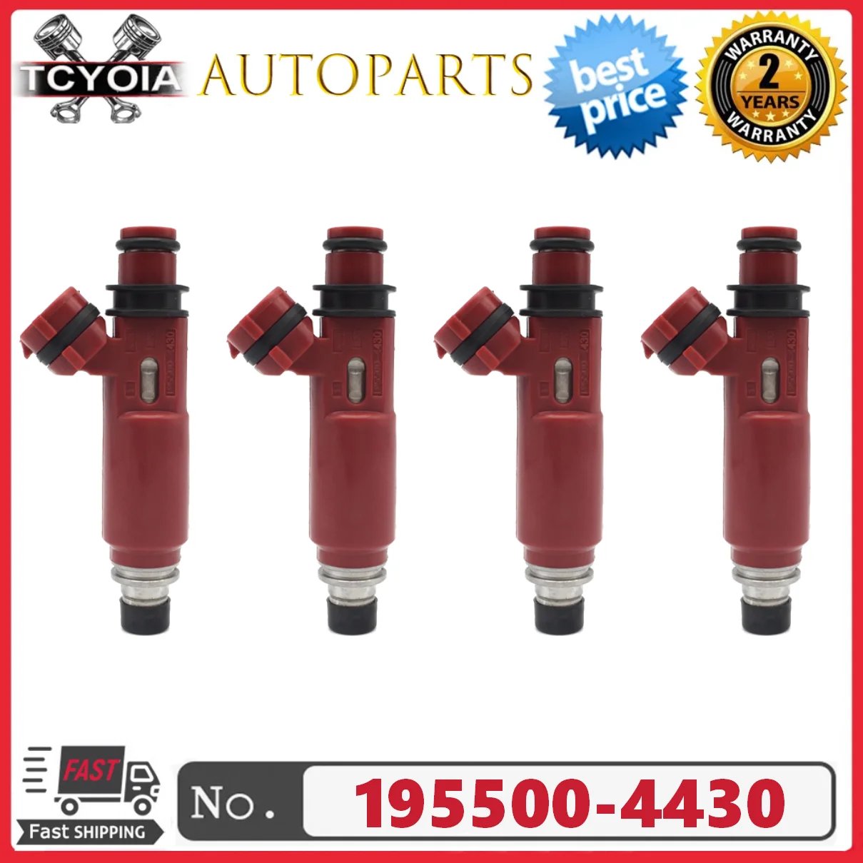 

4pcs/lot 195500-4430 N3H1-13-250A Fuel Injectors for MAZDA RX-8 1.3L L4 2004~2008