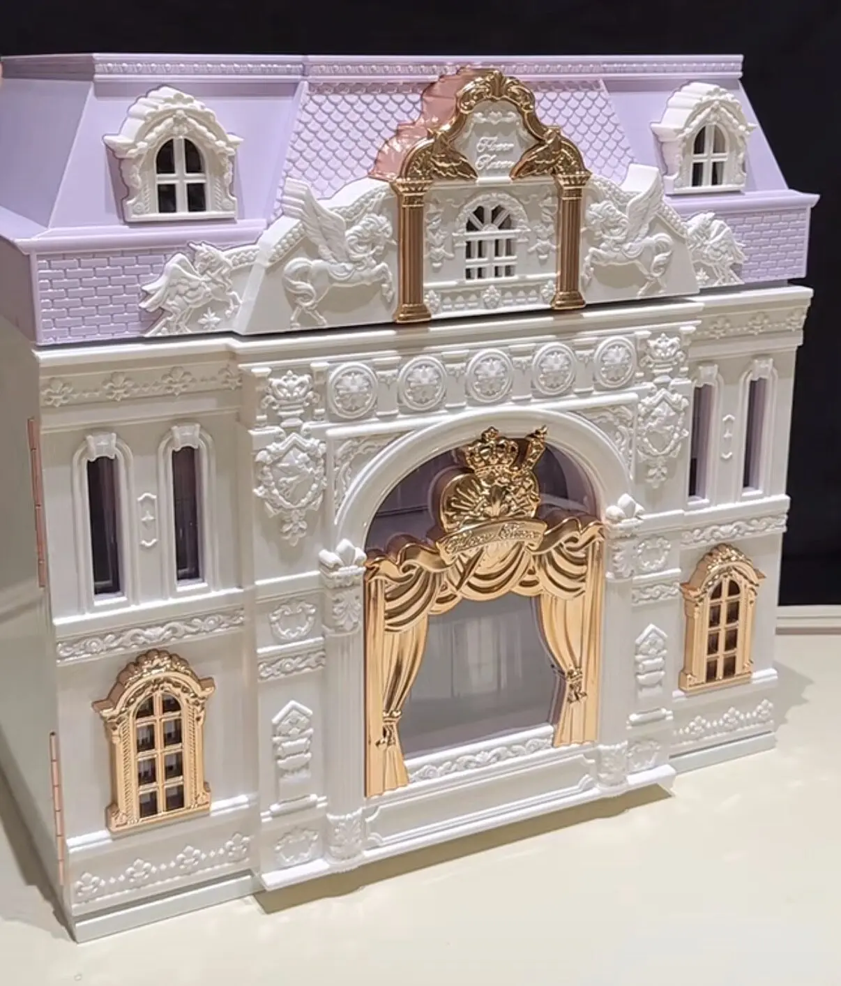 Light Luxury Fine Edition Unicorn Purple Empty Box Storage Gift Box