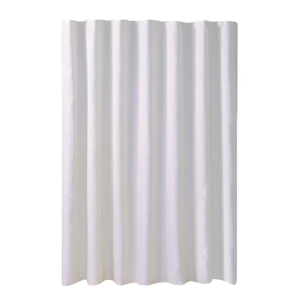 

Curtains Waterproof Shower Partition Bathroom Decoration Household Decorative White Polyester Hanging