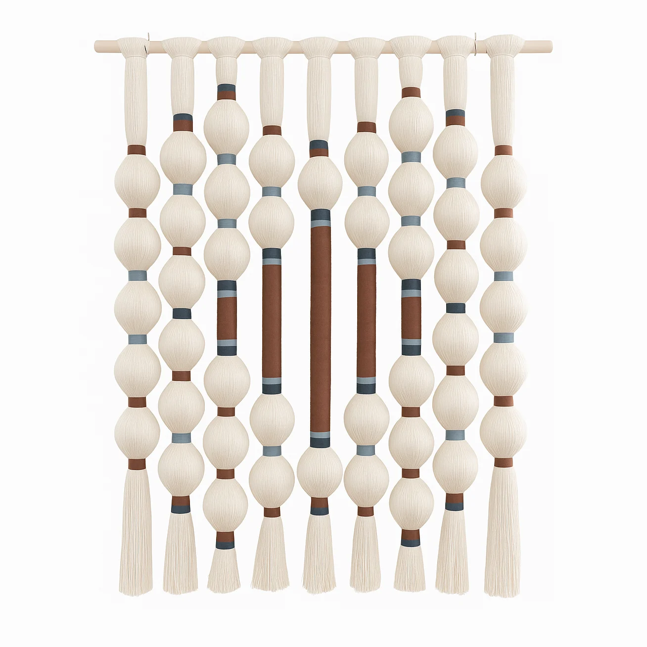 #￥Professional Hand-Made Macrame Bohemian Wall Decor Fine Cotton Thread GeometricColor Art Abstract Patterns BirthdayAnniversary