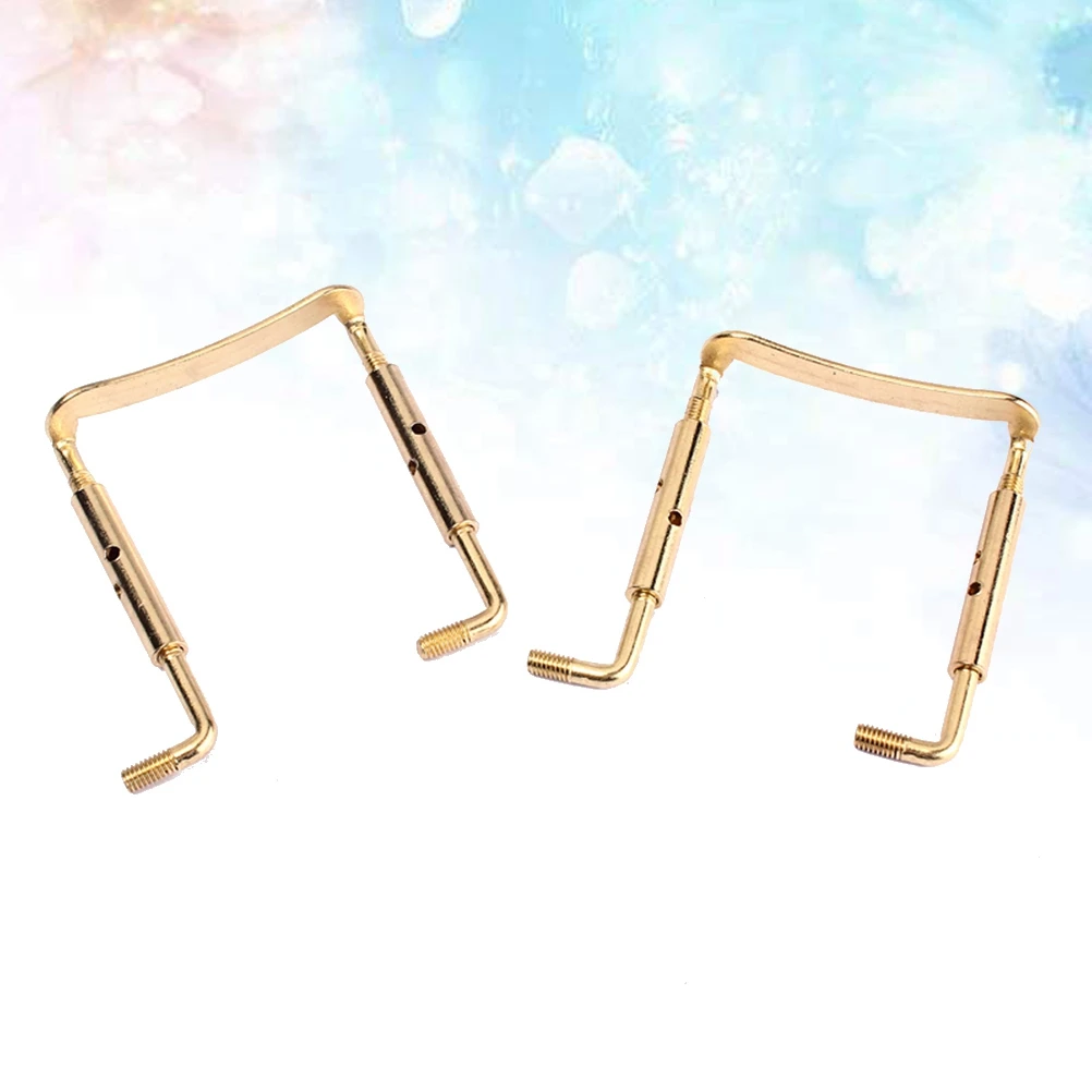 

Violin Chinrest Chin Rest Screw Violin Replacement Violin Fittings Pats Instrument Accessories for 4/4 Violin (Golden)