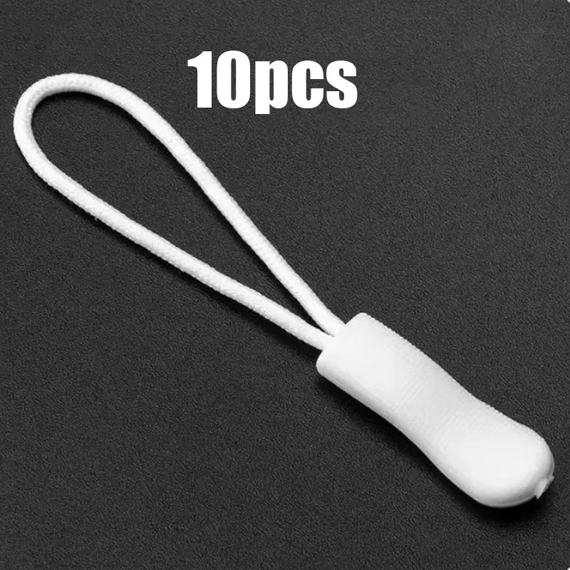 10 stücke Zipper Pull Puller Ende Fit Seil Tag Ersatz Clip Gebrochene Schnalle Fixer Zip Cord Tasche Koffer Zelt Rucksack reißverschluss Kopf