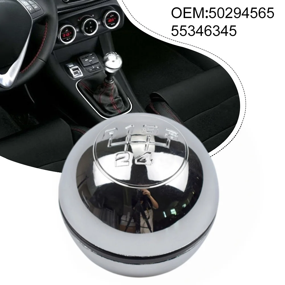 5 Speed Gearshift Knob Lever for Alfa For 2010 through 2018 Direct Fit Replacement Part Number 50294565 55346345