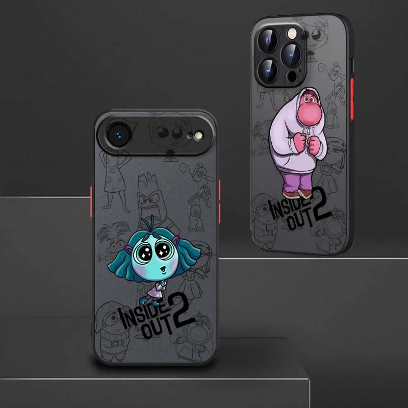 

Disney Inside Out Zootopia For Apple iPhone 17 Air 16 15 14 13 12 11 XS X Pro Max Plus Frosted Translucent Phone Case