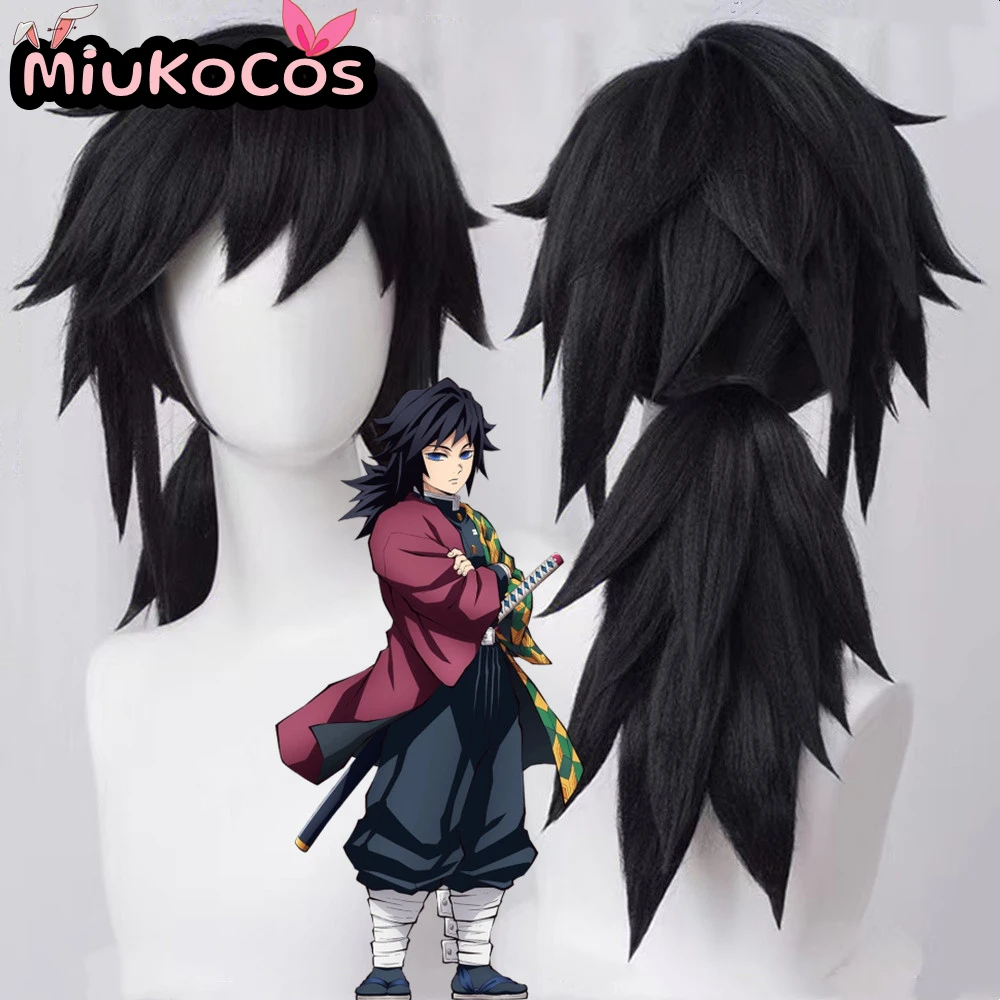 

В НАЛИЧИИ Giyu Tomioka Косплей Парик MiukoCosplay Аниме Demon Slayer Косплей